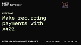 Live-coding: Make recurring payments with x402 Profile