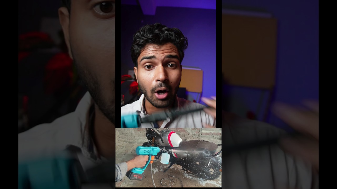 Rechargeable Battery 🔋 (Li) Pressure Washer, Clean it anytime | 