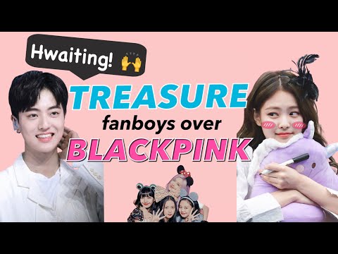 TREASURE as BLACKPINK FANBOYS 💎