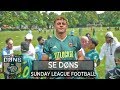 SE DONS vs KUMAZI STRIKERS | ‘1st vs 2nd’ |Sunday League Football