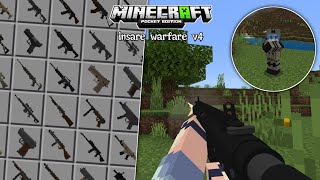 [รีวิว+แจก] แอดออนปืน 3D สุดสมจริงเหมาะสำหรับเอาชีวิตรอด - Minecraft PE 1.19x