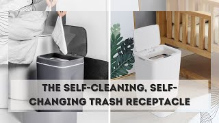Self Changing Automatic Trash Bin - Electric Waste Bin for Home