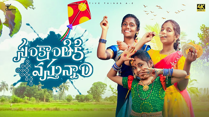 Sankranthiki Vasthunnam 😁 | Village Festival Comedy | 4K | Creative Thinks