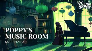 Poppy's Music Room 🕯️ 1 hour of soft piano to study or relax to | Tangle Tower