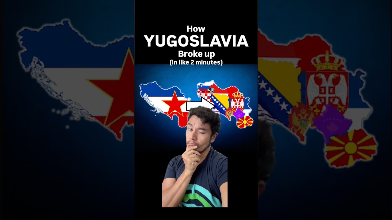 How Yugoslavia broke up in 2 minutes