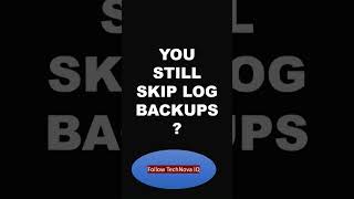 SQL Server Disk Full? 😱 (The Log Trap)  #SQLServerTips #LogFull #DBA #DatabaseError