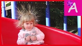 VLOG Как электризуется горка в FANTASY PARK Идём в парк аттракционов Fantazy Колесо обозрения(, 2016-05-09T09:42:45.000Z)
