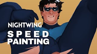 Speed Painting Nightwing Sai 2
