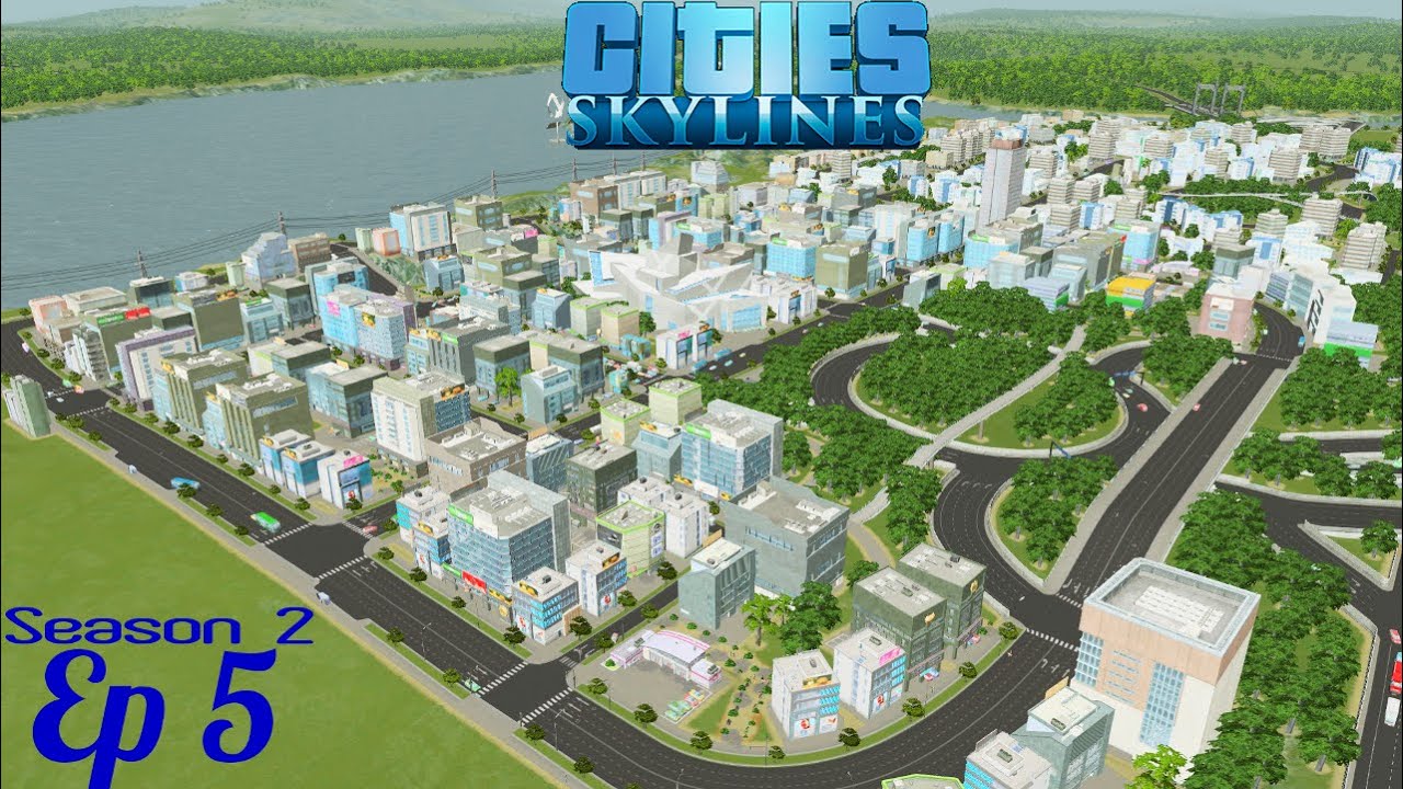 Cities Skylines Ep 5 :: Commercial Zone! [1080p] - YouTube