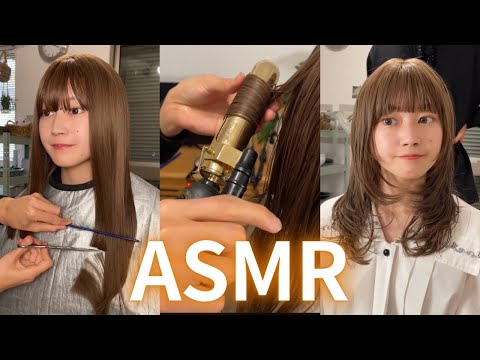 【ASMR】髪をカットする音で眠りにつきませんか？