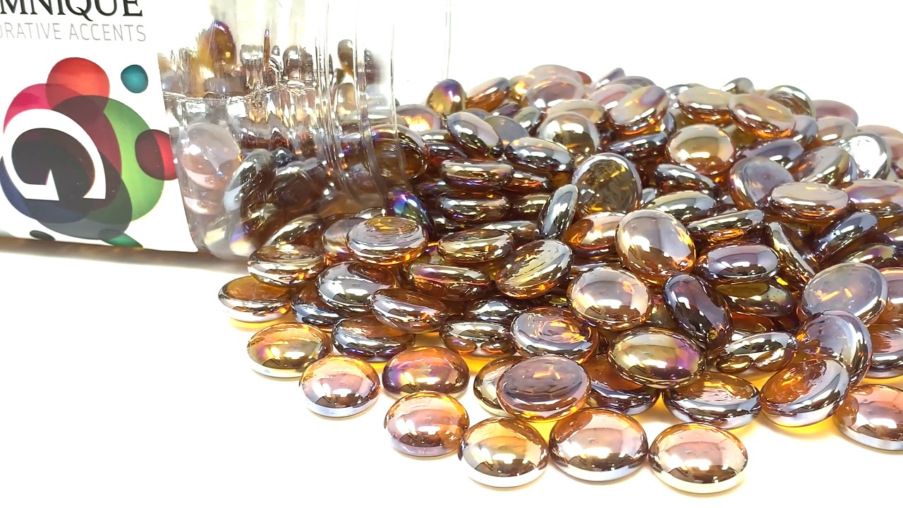 Gemnique Glass Gems - Amber Luster (48 oz.)