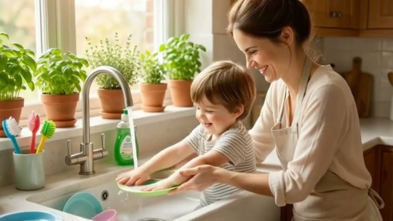 Як Михайлик матусі допомагає 