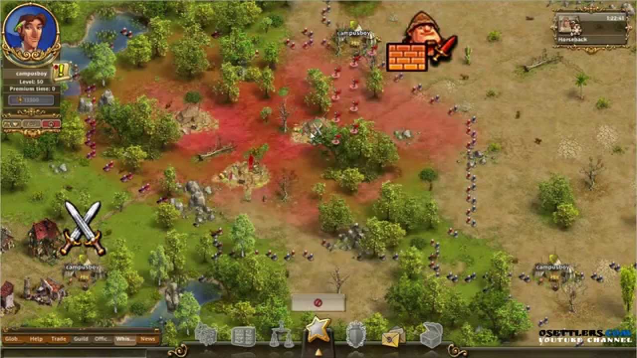 Example Block 1 Recruit (Adventure - Horseback) - The Settlers Online