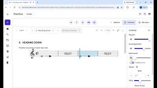 (Bass Clarinet) Exercise 5 (Heading Down) - Essential Elements Book 1
