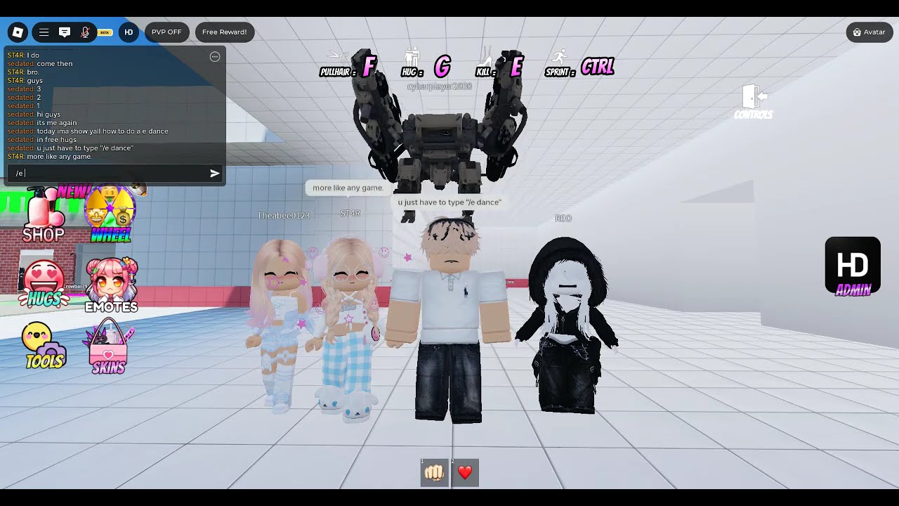 How To Do The E Dance In Any Roblox Game YouTube 