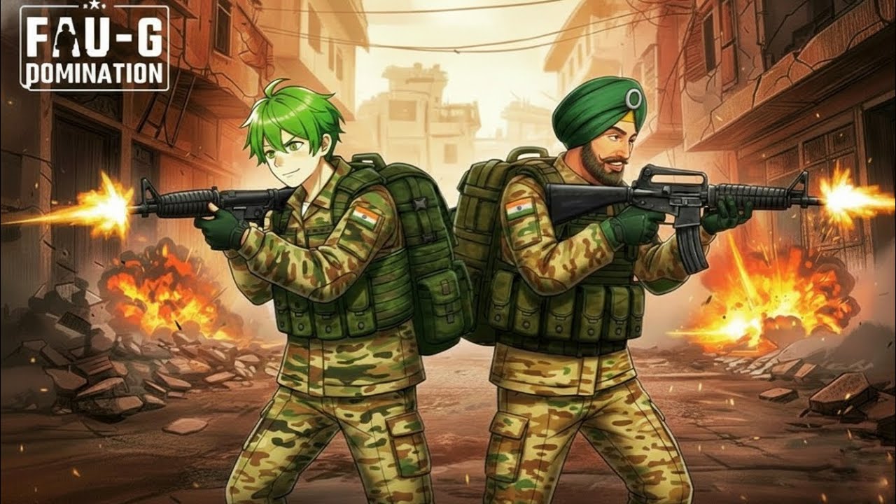 Fauji-G Domination | The Indian Battle Royale Game | Paaji Ke Sang Ladai....