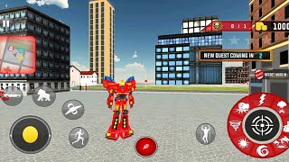 Gorilla Robot Bus Robot Car - Android Gameplay screenshot 2