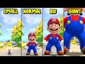 Mini vs Small vs Normal vs Big vs Giant - Bowser&#39;s Fury