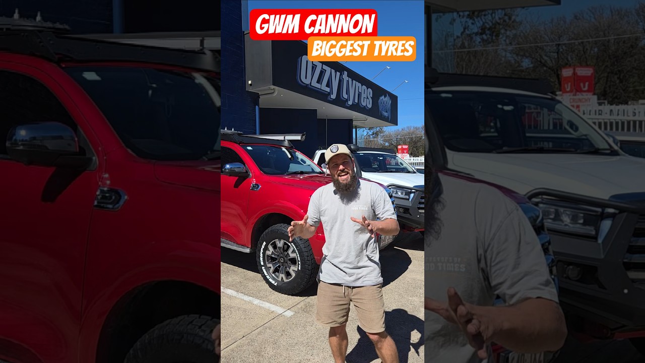 BIGGEST TYRES you can fit to your GWM CANNON without a body mount chop or scrub