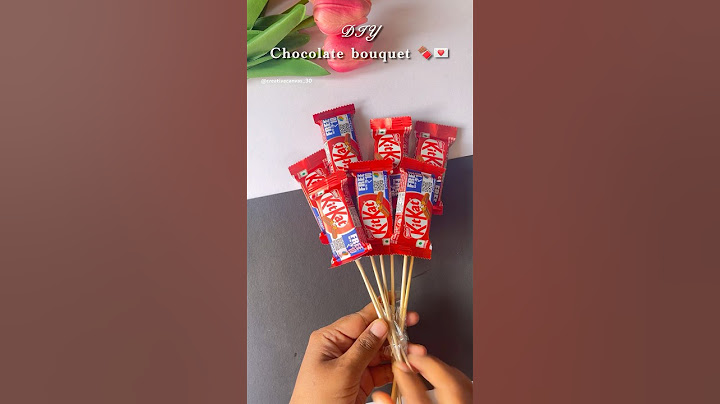 DIY Chocolate bouquet 🍫💌 #shorts #shortsfeed