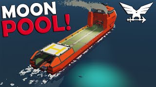 Broken Moon Pool!  -  Supply Ship Build  -  Stormworks Build and Rescue