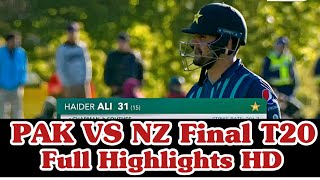 PAK vs NZ Final Tri-Series | Full Match HD Highlights