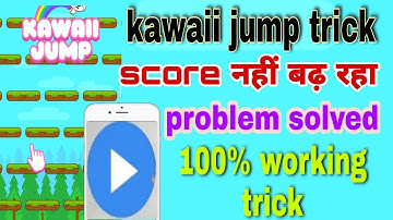 MX player kawaii Jump game hack trick | kawaii jump unlimited score trick | MX player game trick