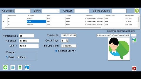 Ders 2- C# Farklı Toolbox Nesneleri ile Access Veri Tabanı Bağlantısı Oluşturma