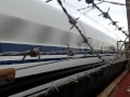 新幹線眼前を高速通過