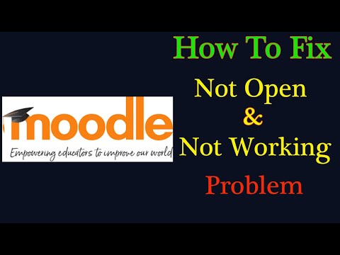 How to Fix Moodle App Not Working Problem Android & Ios | Moodle Not Open Problem Solved