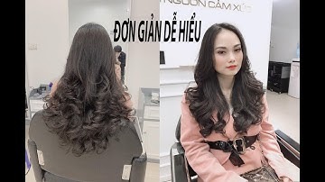 Hướng dẫn cắt uốn sóng bung tầng cao cho tóc dài mỏng_Phạm Sang Academy