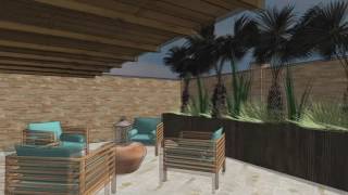 SketchUp - Time-lapse and Guided tour - Contemporary/Modern House Design