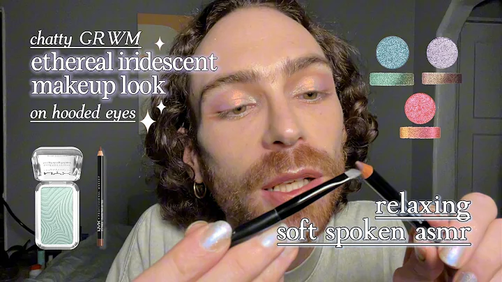 ✨ Relaxing Soft-Spoken ASMR GRWM Makeup Tutorial ✨ Ethereal Shimmery Fairycore Eye Makeup Look