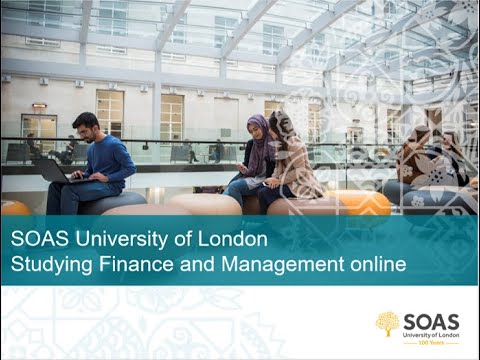Studying Finance and Management online - a SOAS University of London ...