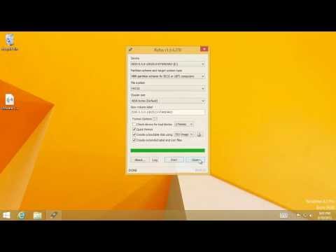 Rufus takes 2 minutes to create a bootable USB flash drive for ESXi installation