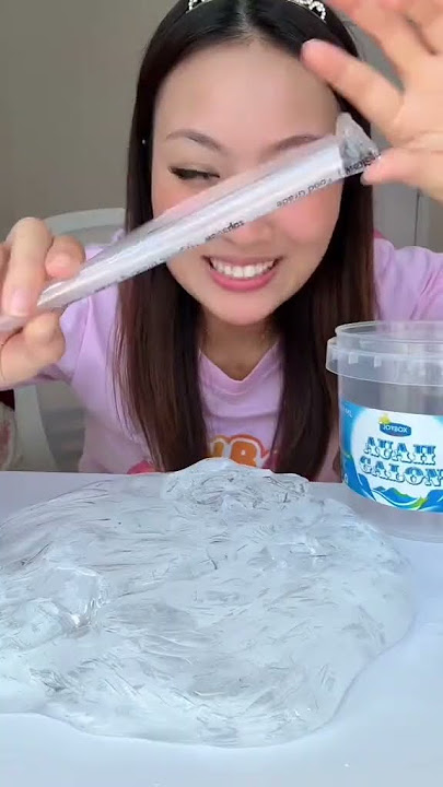 AUAH JOYBOX 💦🧊😭 Does it make you thirsty while fasting, guys HAHA #shorts #joybox #jessicaeffendy...