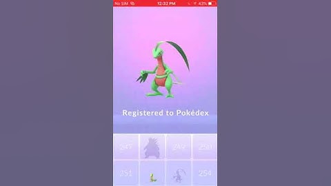 Evolving my treecko to a grovyle