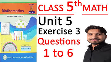 Class 5 Math, 5th Class Math’s Ch No 5 Exercise 3 Q No 1 to 6, 5th class Math Distance and Time
