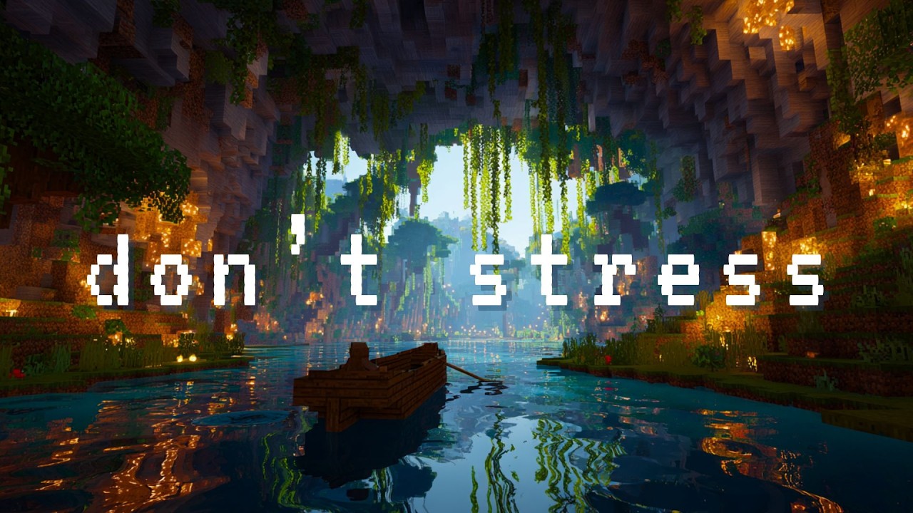 close your eyes, try to sleep… (minecraft music / soft water ambience)