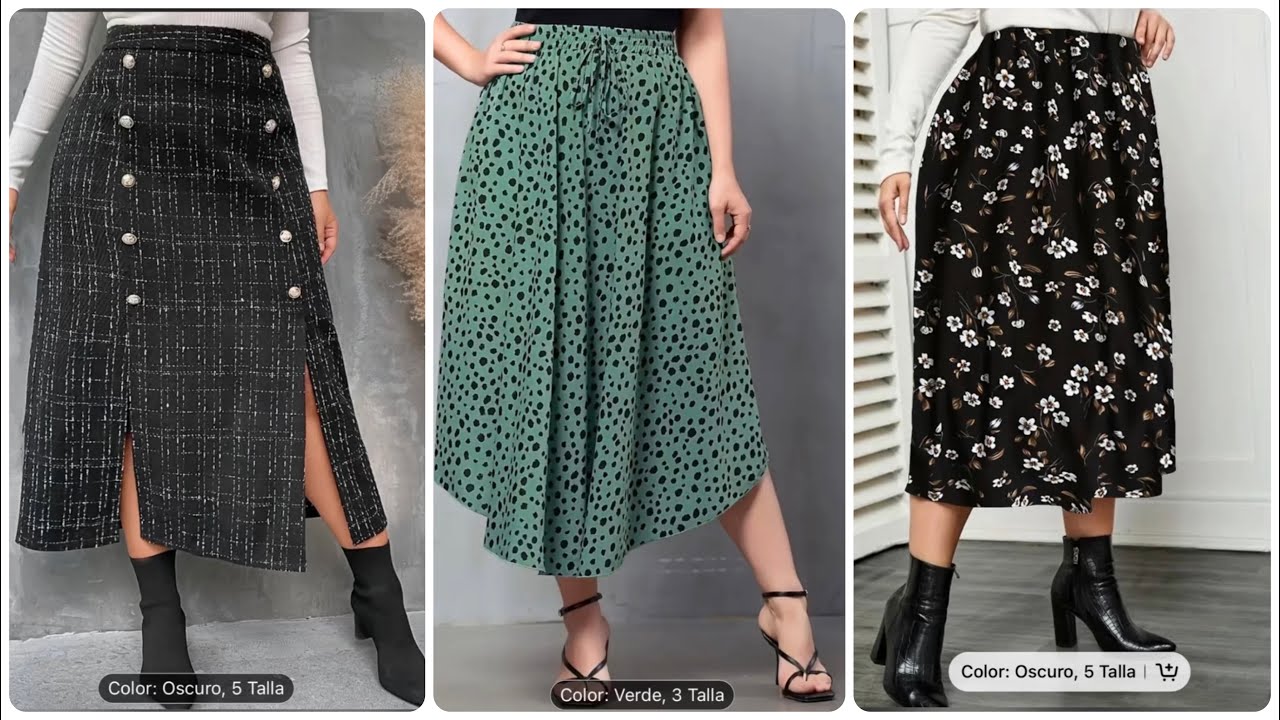 MIRA ESTAS FANTASTICAS IDEAS DE FALDA  PARA DAMA, #FALDAS #MUJER