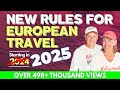 Schengen zone rule changes 2024  etias authorization to travel