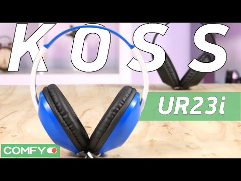 Koss UR23i - легкие и стильные полноразмерные наушники - Видеодемонстрация от Comfy.ua