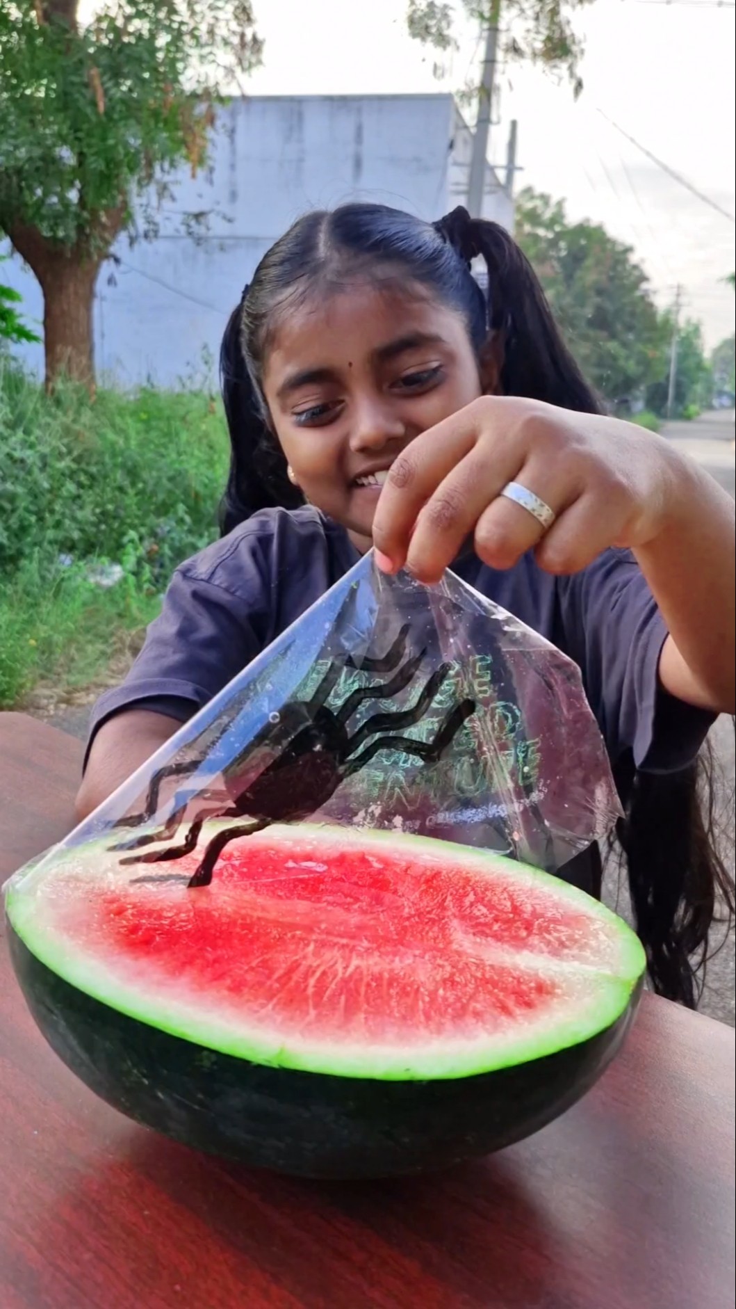 I don't like insects on the watermelon? ?Tom\u0026Jerry ?DiyaIshwarya