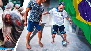 Playing Barefoot In Favelas 