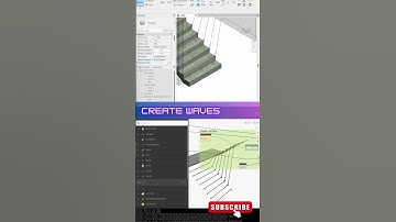 Wave Stairs With Revit And Dynamo #revit #architecture #dynamo #stairdesign #interiordesignideas