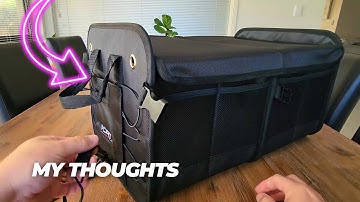 FORTEM SUV Trunk Organizer, Car Organizer, Collapsible Multi-Compartment Storage Bag