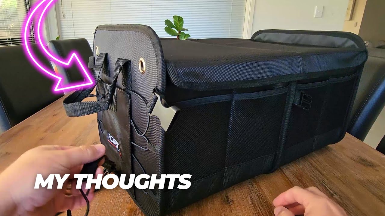 FORTEM SUV Trunk Organizer, Car Organizer, Collapsible Multi-Compartment Storage Bag