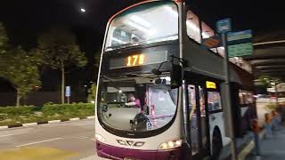 (SMRT) SBS3766E On Service 178 Departing Bus Stop 45019 (SMRT) SBS3766E On Service 178 Departing Bus Stop 45019