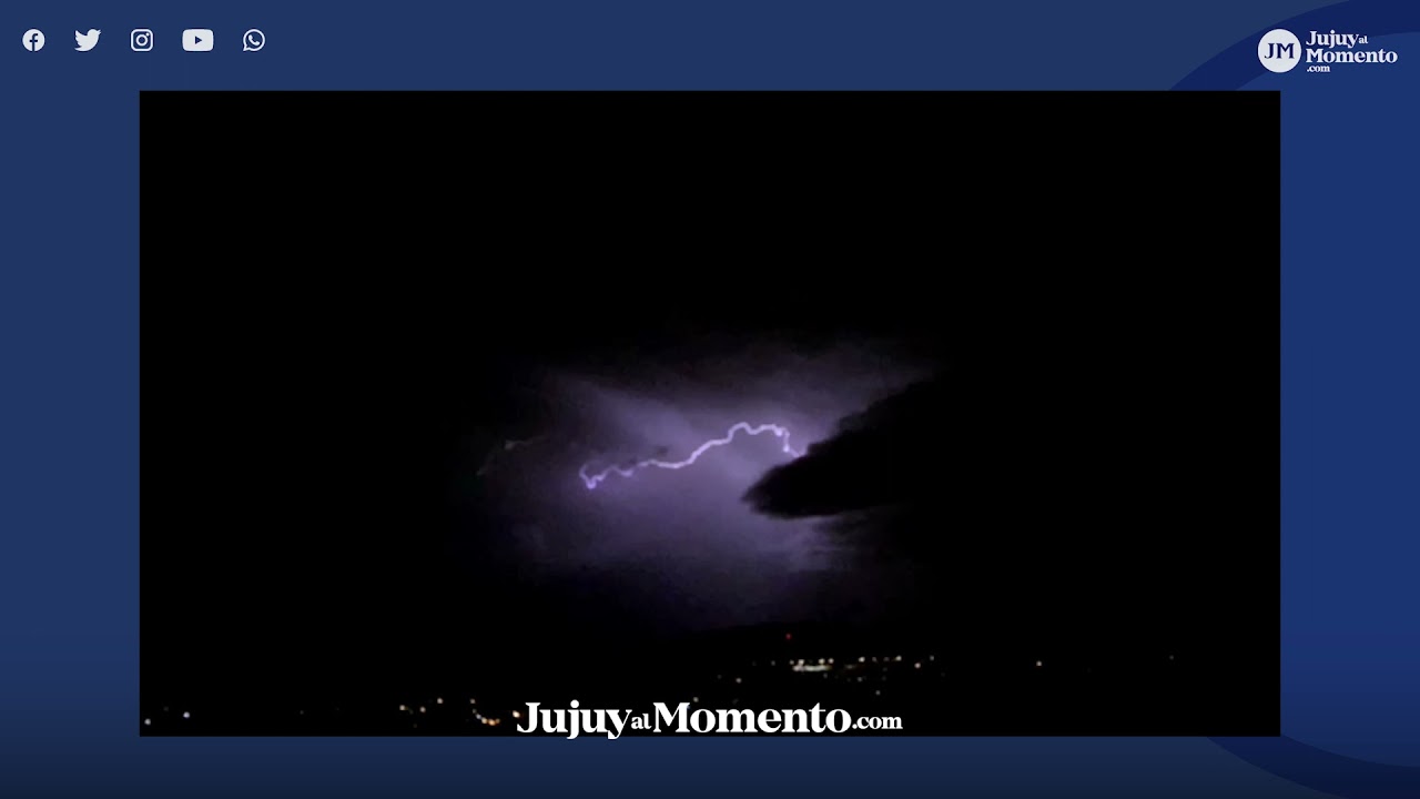 Fuerte temporal en la capital jujeña