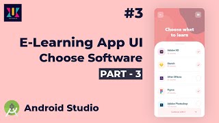 Android UI Design Tutorial | E-learning App UI Design | Part-3 | UiUX Tutorial